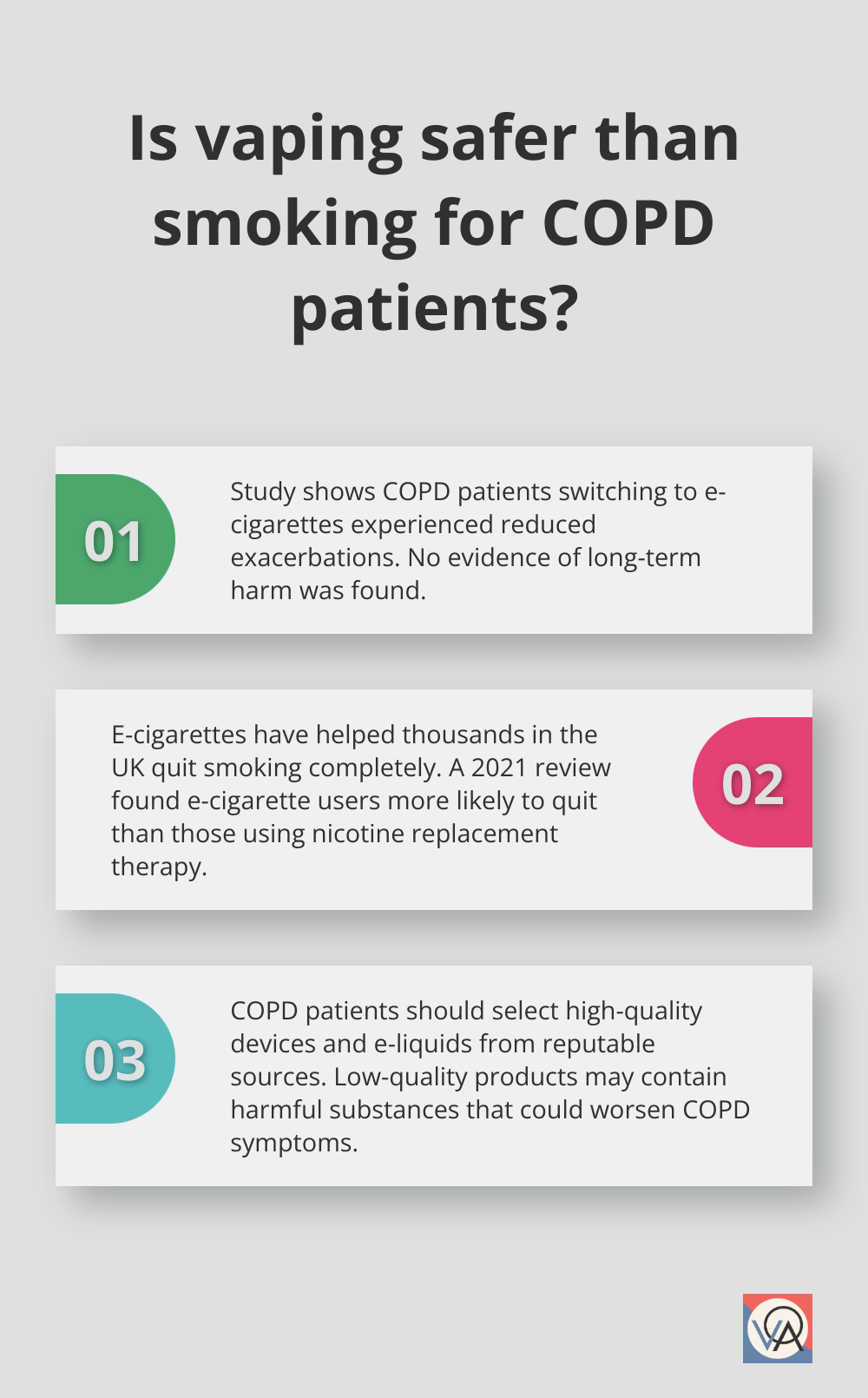 Fact - Is vaping safer than smoking for COPD patients?